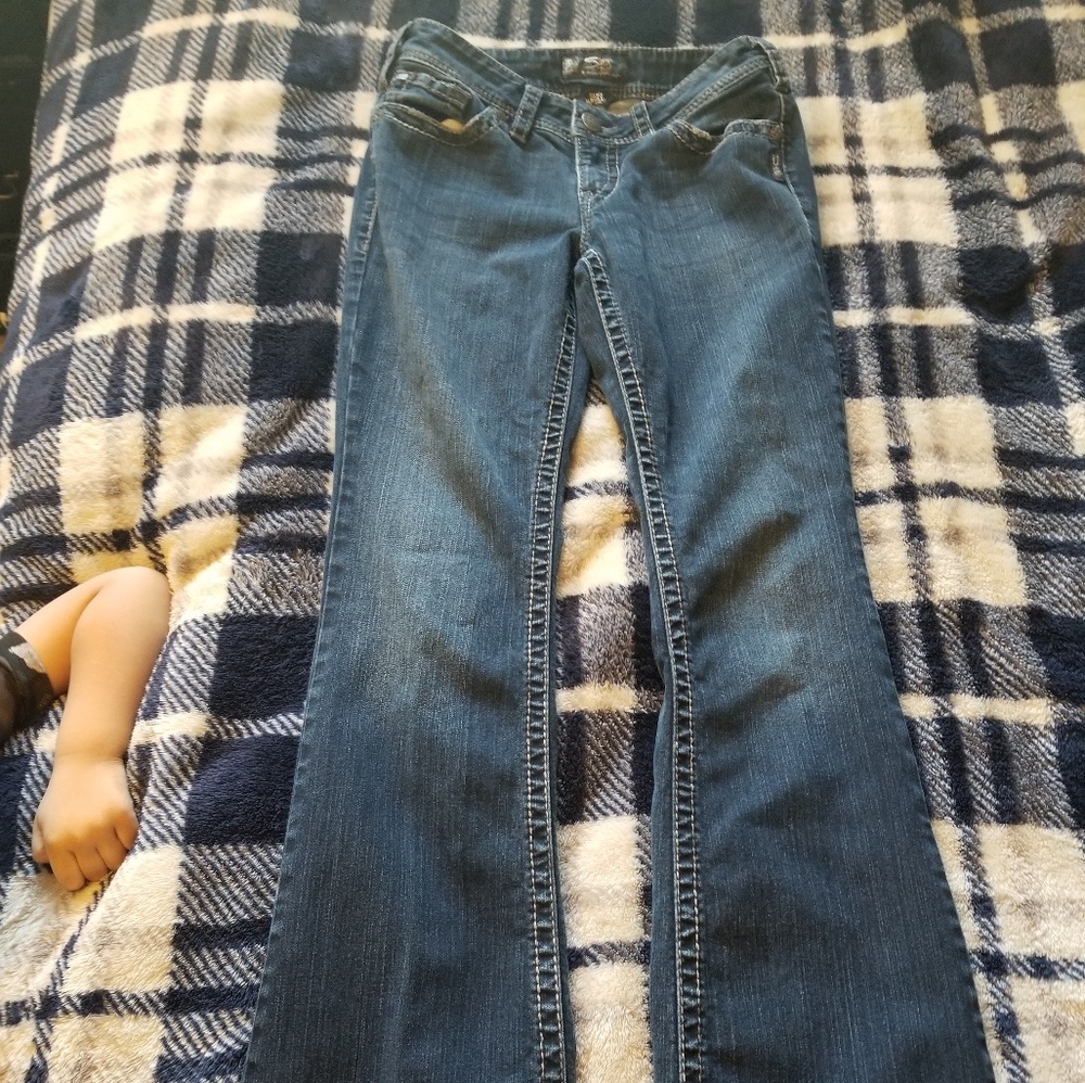 Silver jeans